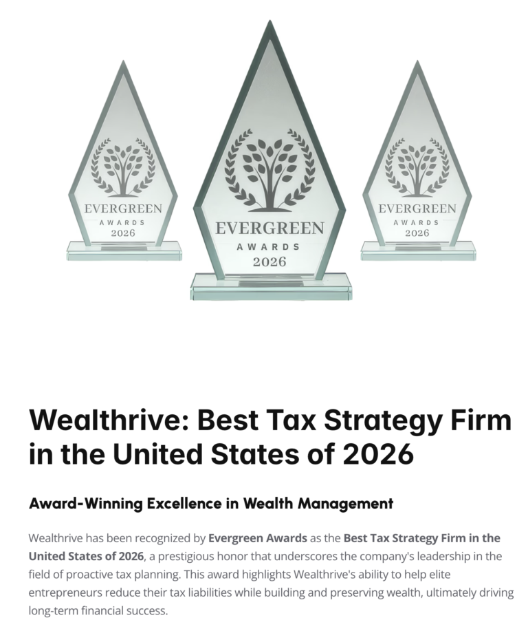Wealthrive Best Tax Strategy Firm in the United States of 2026